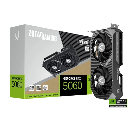 Vaizdo plokštė GeForce RTX 5060 TWIN EDGE OC 8GB GDDR7 128bit 3DP/HDMI