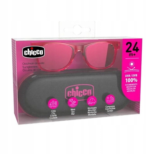 CHICCO-119760 SAULES BRILLES 24M+ MEITENĒM + ETUIS