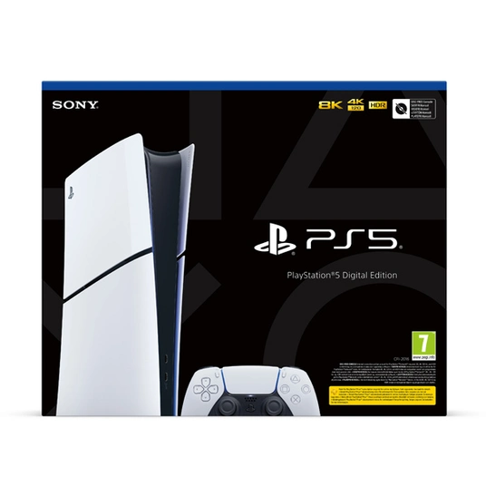 Spēļu konsole Sony Playstation 5 Slim Digital Edition (PS5) 825GB E-chassis White
