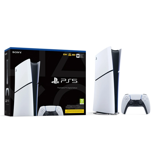 Spēļu konsole Sony Playstation 5 Slim Digital Edition (PS5) 825GB E-chassis White