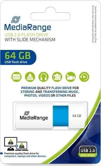"STICK MediaRange USB-Stick 64GB USB