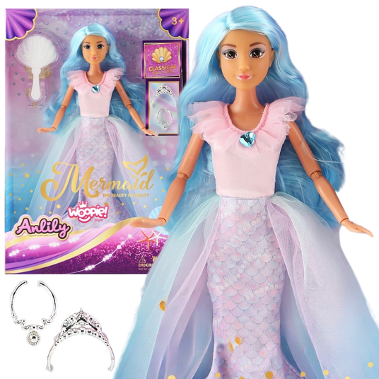 WOOPIE ROYAL Lili merineitsi nukk koos aksessuaaridega Sea Adventures