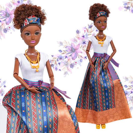 WOOPIE ROYAL Women of the World nukk Lili Mulatto elegantses kleidis