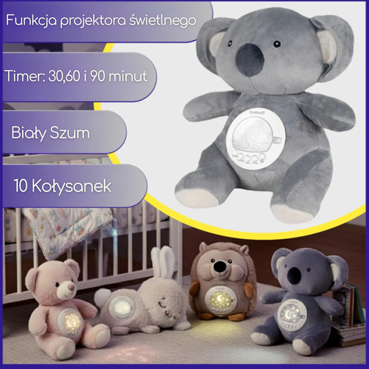 WOOPIE BABY Koala pluusist mänguasi koos projektori nutulaulu nutmaanduriga