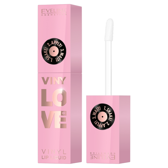 EVELINE COSMETICS_Vinyloce Vinyl Lip Liquid niisutav huulepulk 01 Pinky 4ml