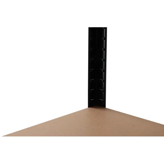 Hoiuriiul - riiul 180x75x35 cm, 150 kg, must