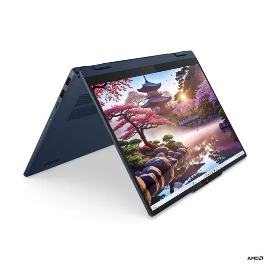 Lenovo IdeaPad 5 2-in-1 14AKP10 sülearvuti, AI Copilot+ PC, 14-tolline WUXGA, AMD Ryzen AI 7 350, 16 GB RAM, 1 TB SSD, AMD Radeon 860M graafikakaart, Windows 11 Home, Cosmic Blue 83KT004RGE