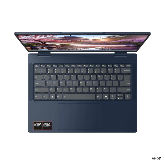 Lenovo IdeaPad 5 2-in-1 14AKP10 sülearvuti, AI Copilot+ PC, 14-tolline WUXGA, AMD Ryzen AI 7 350, 16 GB RAM, 1 TB SSD, AMD Radeon 860M graafikakaart, Windows 11 Home, Cosmic Blue 83KT004RGE