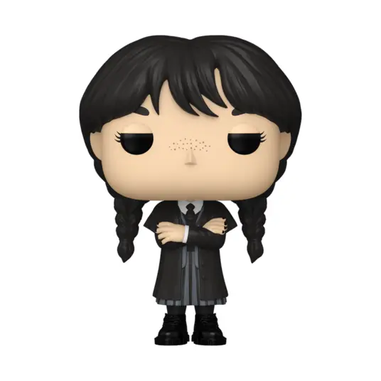FUNKO POP! Vinyl figuur: Wednesday - Wednesday Addams (Black Coat)