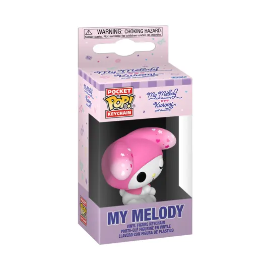 FUNKO POP! Raktų pakabutis: Sanrio - My Melody (50th Anniversary)