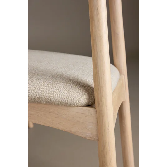Tyresö Table ø120 - Whitewash with Ven Chair - Whitewash