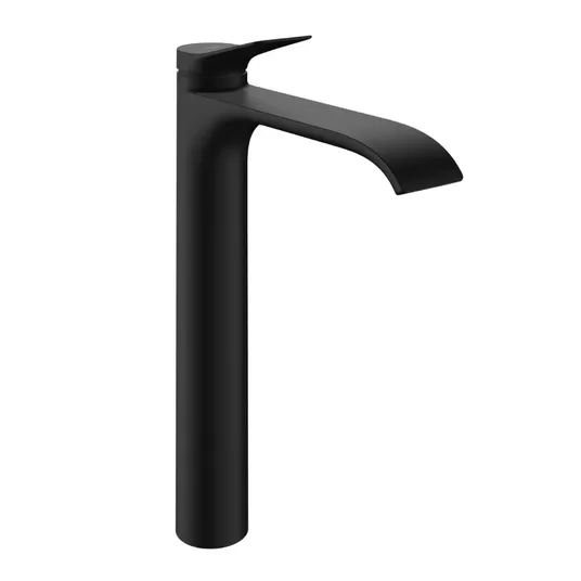 Hansgrohe Vivenis - valamusegisti tühjendusklapiga, EcoSmart, CoolStart, matt must 75044670