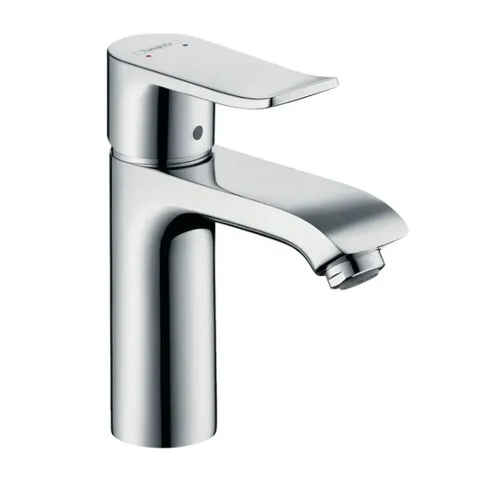 Hansgrohe Metris New - Ühe hoova valamusegisti 110 koos äravoolukomplektiga, kroomitud 31080000