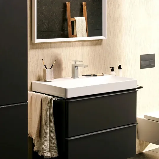 Hansgrohe Tecturis E - valamusegisti koos äravoolukomplektiga, CoolStart, EcoSmart, kroomitud 73002000