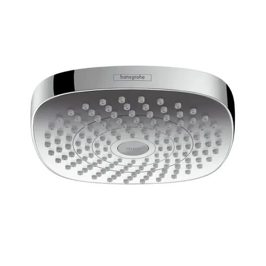 Hansgrohe Croma Select E – dušo galvutė, 18 cm, 2 srove, chromuota 26524000