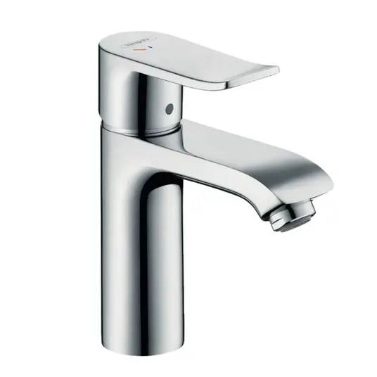 Hansgrohe Metris New - Ühe hoova segisti 110 CoolStart, koos äravoolukomplektiga, kroomitud 31121000