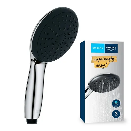 Grohe Vitalio Start – rankinis dušas, 3 srovių tipai, chromas 26031001