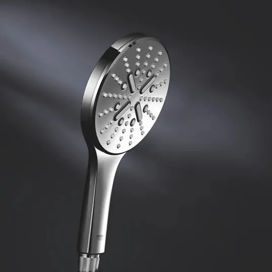 Grohe Rainshower SmartActive – rankinis dušas 130 9,5 l/min, 3 srovių tipai, chromas 26574000