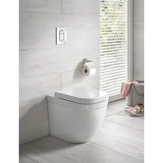 Grohe Euro Ceramic pakabinamas unitazas su SoftClose dangčiu, be rėmelio, Alpine White 39554000