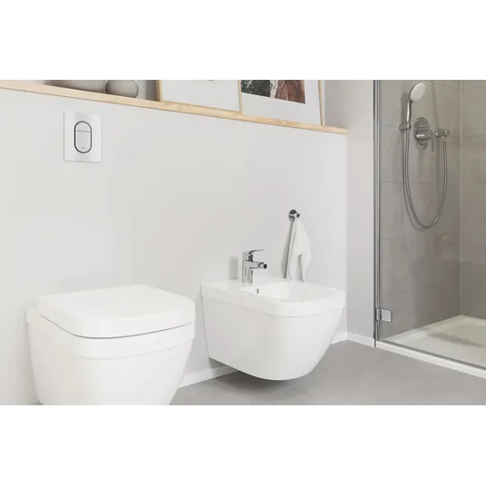 Grohe Euro Ceramic pakabinamas unitazas su SoftClose dangčiu, be rėmelio, Alpine White 39554000