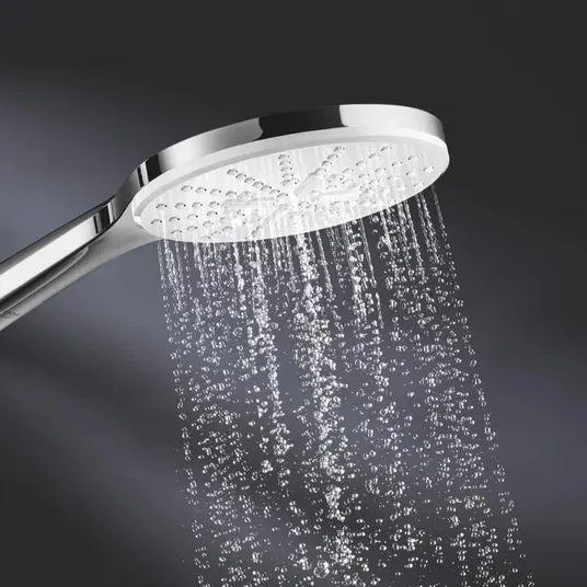 Grohe Rainshower SmartActive – rankinis dušas 150 9,5 l/min, 3 srovių tipai, Moon White 26554LS0