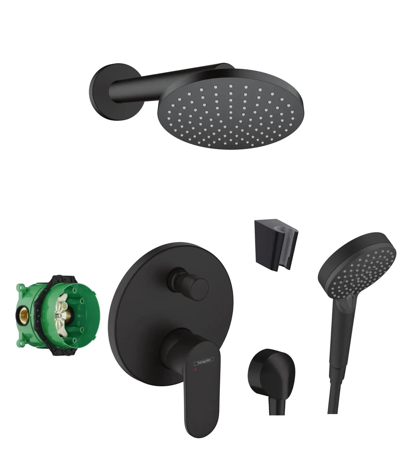 Hansgrohe - Dušas komplekts ar iebūvētu