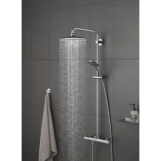 Grohe Vitalio Joy – dušo galvutė, skersmuo 26 cm, 3 srovių tipai, chromas 26462000