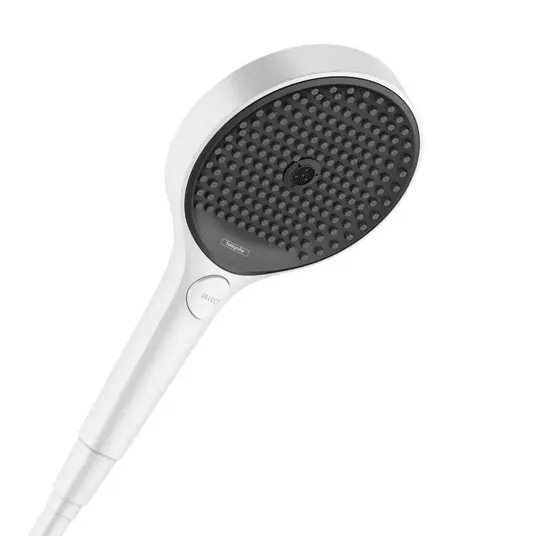 Hansgrohe Rainfinity – dušo galvutė 130, 3jet, EcoSmart, balta matinė 26865700