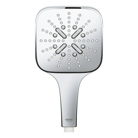 Grohe Rainshower SmartActive Cube – rankinis dušas 130, 3 srovių tipai, chromas 26550000