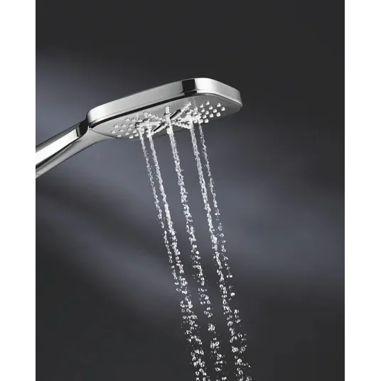 Grohe Rainshower SmartActive Cube – rankinis dušas 130, 3 srovių tipai, chromas 26550000