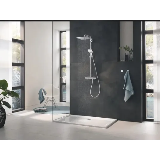 Grohe Rainshower SmartActive Cube – rankinis dušas 130, 3 srovių tipai, chromas 26550000