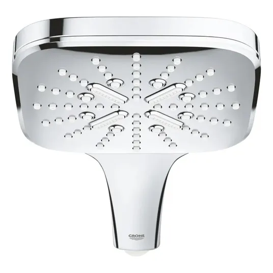 Grohe Rainshower SmartActive Cube – dušo stovo rinkinys 130, 3 srovių tipai, 60 cm stovas ir žarna, chromas 26583000