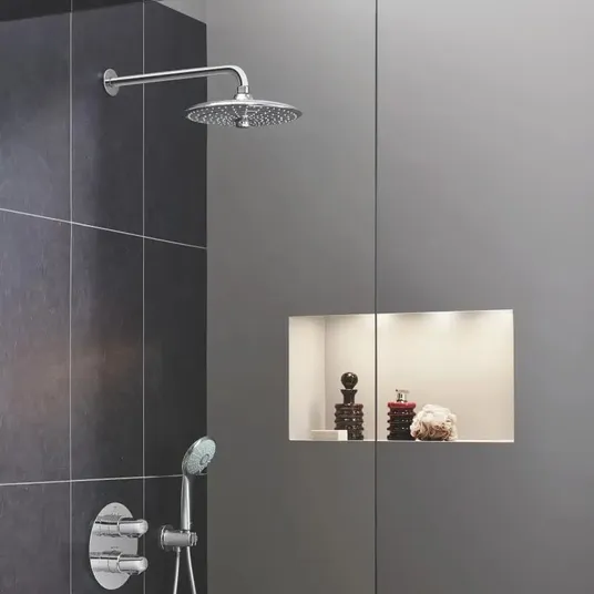 Grohe Euphoria SmartControl – dušo galvutė 260, išsikišimas 38 cm, 3 sroves, chromuota 26458000