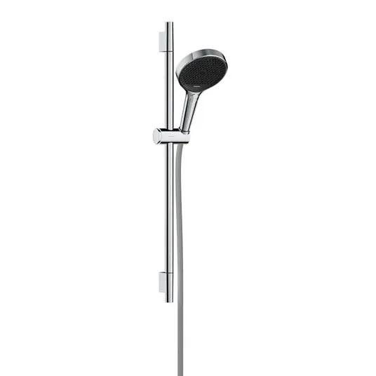 Hansgrohe Rainfinity - dušikomplekt: käsidušš, varras ja voolik, 3 joatorušitüüpi, kroomitud 28745000