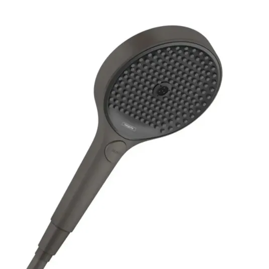 Hansgrohe Rainfinity – rankinis dušas 130, 3 srovių tipai, chromas, šlifuotas juodas 26864340