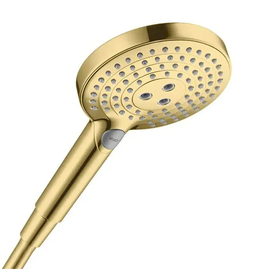Hansgrohe Raindance Select S - Duššpea 120, 3 düüsi, EcoSmart, poleeritud kuld 26531990