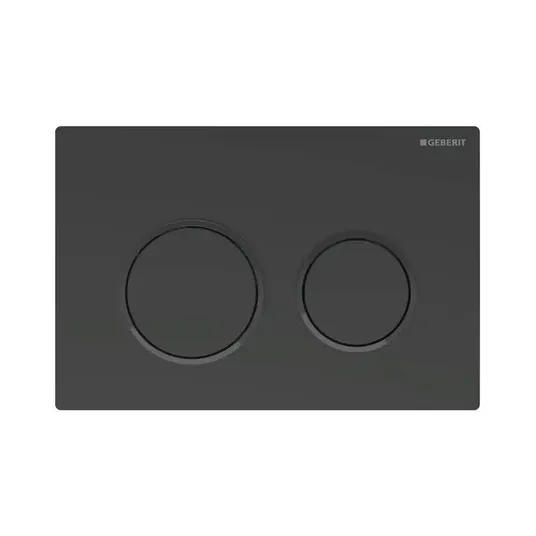 Geberit Omega20 - nuleidimo plokštelė, matinės juodos spalvos 115.085.16.1