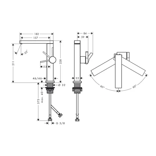 Hansgrohe Tecturis E - kraanikaussi kraanikaussi komplekt, CoolStart, EcoSmart, kroom 73063000