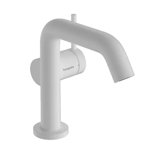 Hansgrohe Tecturis S - kraanikausisegisti Push-Open äravoolukomplektiga, CoolStart, EcoSmart, matt valge 73322700