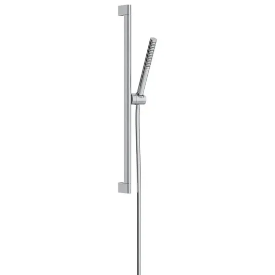 Hansgrohe Pulsify S – dušo komplektas: rankinis dušas, stovas ir žarna, EcoSmart+, chromas 24373000
