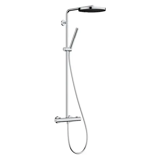 Hansgrohe Pulsify S Puro – dušo komplektas su termostatu, skersmuo 26 cm, 1 srove, EcoSmart, chromas 24223000