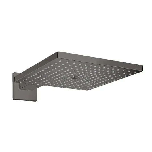 Hansgrohe Raindance E – dušo galvutė, 30x30 cm, EcoSmart, chromas, šlifuotas juodas 26239340