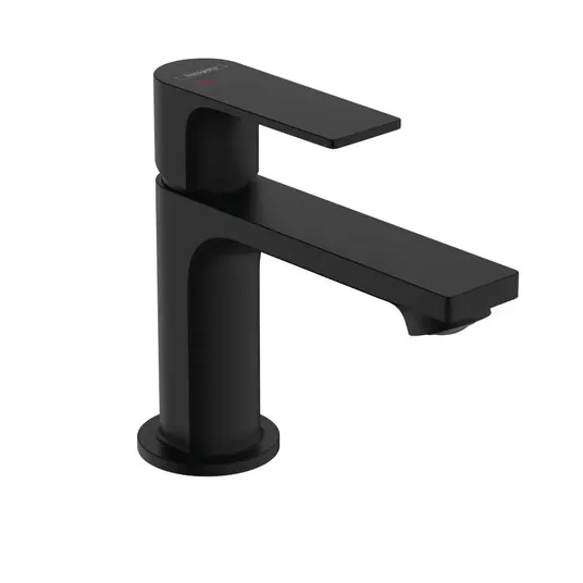 Hansgrohe Rebris E - valamusegisti tühjendusklapiga, CoolStart, EcoSmart, matt must 72587670