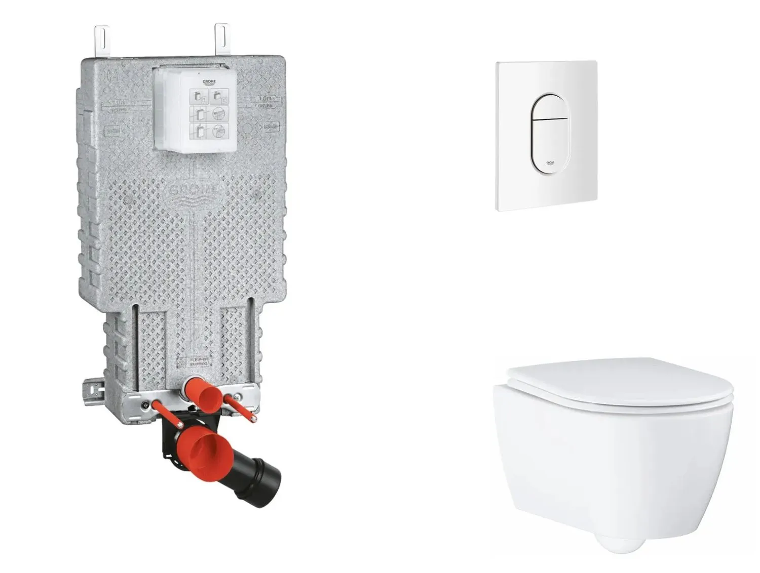 Grohe Uniset - Atvāžamo elementu komplekts
