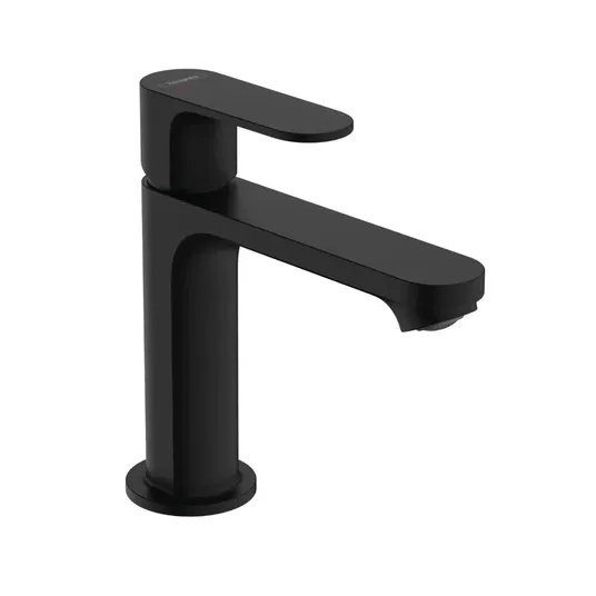 Hansgrohe Rebris S - valamusegisti koos äravooluga, CoolStart, EcoSmart, matt must 72519670