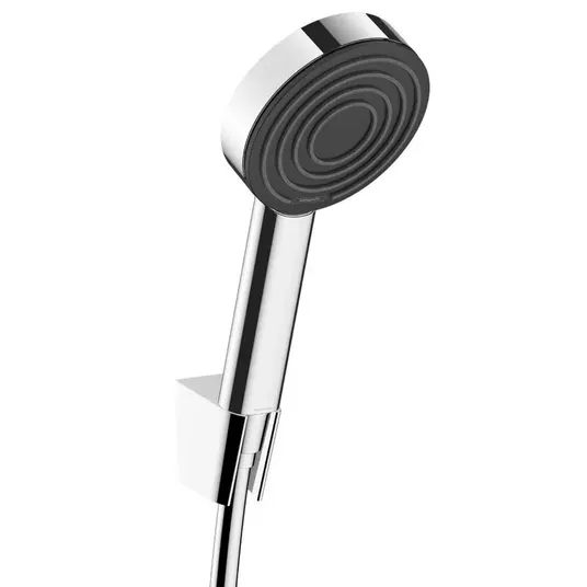 Hansgrohe Pulsify S – rankinis dušas, laikiklis ir žarnos rinkinys, EcoSmart+, chromas 24307000