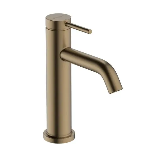 Hansgrohe Tecturis S - kraanikausisegisti koos äravoolukomplektiga, CoolStart, EcoSmart, harjatud pronks 73318140