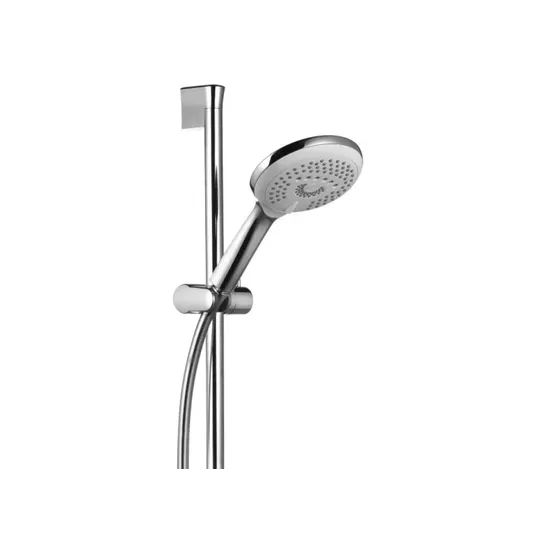 Kludi Freshline – dušo galvutė su žarna ir strypu 60 cm, 3 sraigtai, chromas 6793005-00
