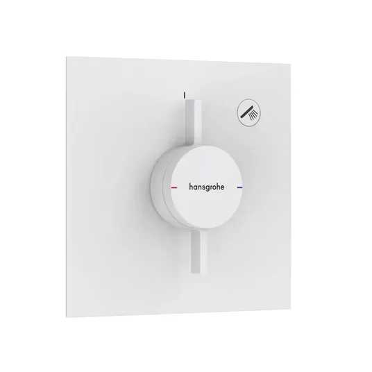 Hansgrohe DuoTurn E – į sieną įmontuojamas dušo maišytuvas, matinis baltas 75617700