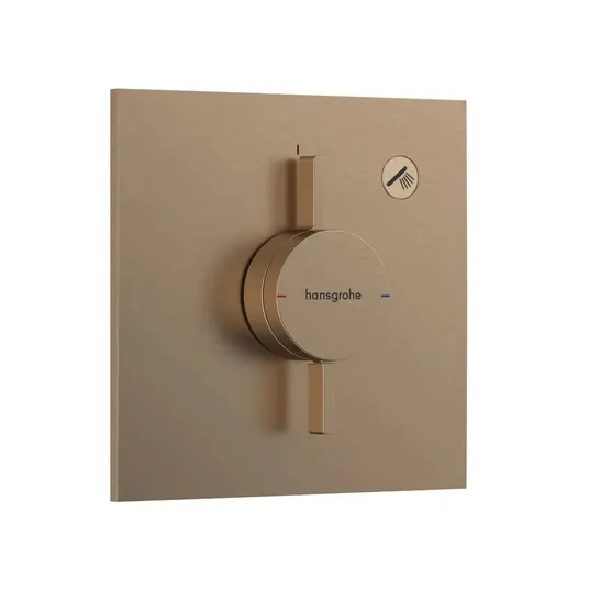 Hansgrohe DuoTurn E – paslėpta dušo maišytuvas, šlifuotas bronzos spalvos 75617140